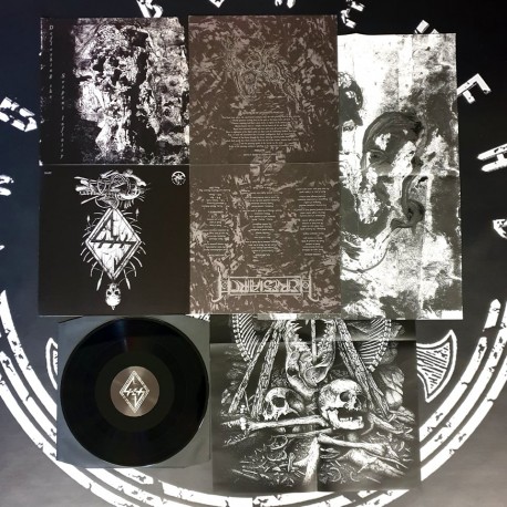 Heresiarch / Antediluvian (NZ/CA) "Defleshing the Serpent Infinity" Split MLP + Poster (Black)