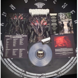 Bloodsoaked Necrovoid (Cri) "Expelled into the Unknown Depths of the Unfathomable" LP + Poster & Sticker (Black)