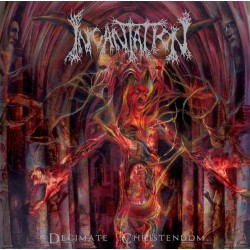 Incantation (US) "Decimate Christendom" Gatefold LP (Splatter)