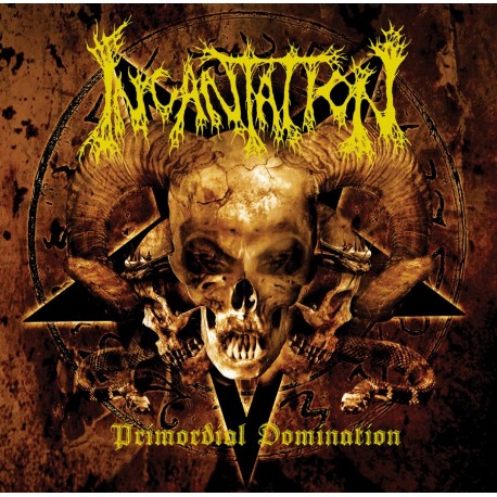 Incantation (US) "Primordial Domination" Gatefold LP (Splatter)