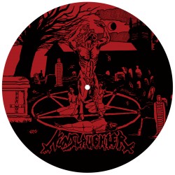 Nunslaughter / Crucifier (US) "Trafficking with the Devil" Split Picture EP