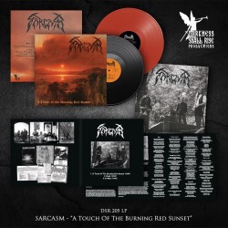 Sarcasm (Swe.) "A Touch Of The Burning Red Sunset" LP + Poster