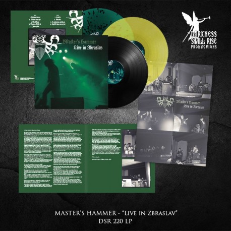 Master's Hammer (CZ) "Live in Zbraslav" LP + Booklet & Poster (Yellow)