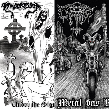 Transgressor / C.R.U.E (Bra.) "Under the Sign of Death Metal / Metal das Ruas" Split CD