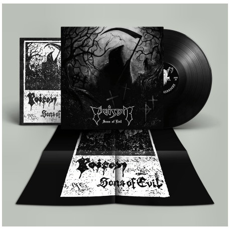 Poison (Ger.) "Sons of evil" LP + Booklet & Poster