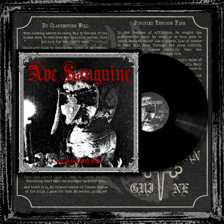 Ave Sanguine (Tur.) "By Clandestine Will" LP