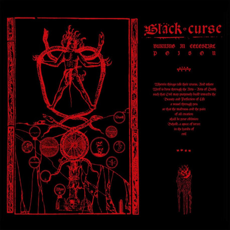 Black Curse (US) "Burning in Celestial Poison" LP + Booklet