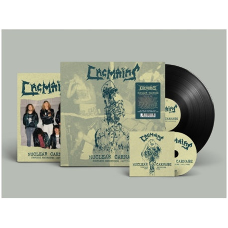 Cremains (Can.) "Nuclear Carnage - Complete Recordings 1987/1988" LP + CD & Booklet