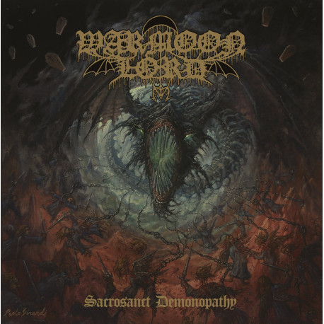 Warmoon Lord (Fin.) "Sacrosanct Demonopathy" Gatefold LP + Poster (Green/Black)