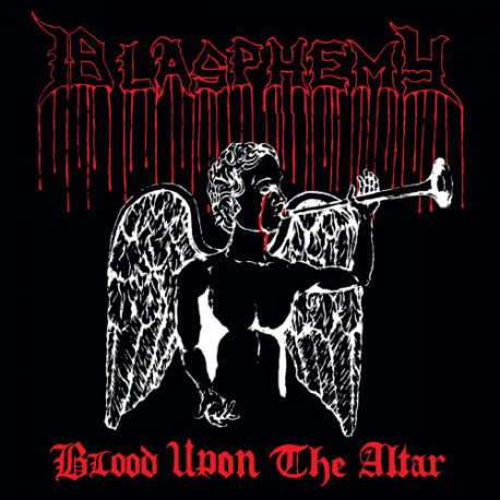 Blasphemy (Can.) "Blood Upon the Altar" LP + Poster