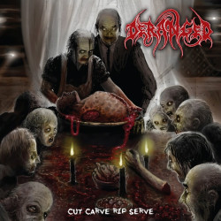 Deranged (Swe) "Cut Carve Rip Serve" LP (Black)