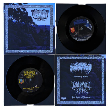 Dark Divination / Wampyric Rites (Fin/Ecu) "Finnish Ecuador Alliance" Split EP + Poster