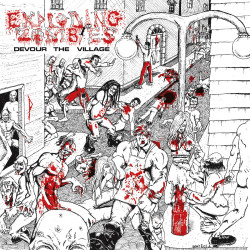 Exploding Zombies (US) "Devour the Village" Gatefold DLP (Black)