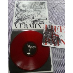 Vermin (Swe.) "Life is pain" LP + Booklet (Red)