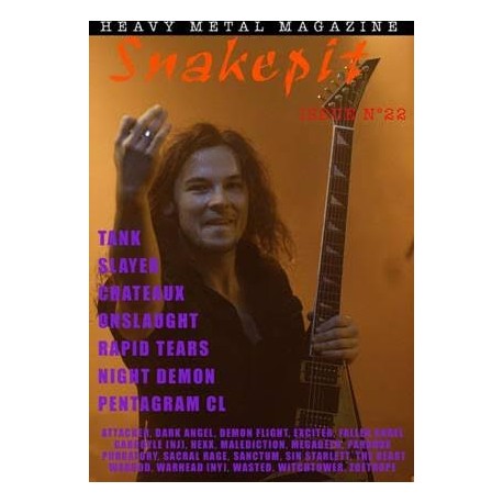Snakepit (Fra.) "Issue 22 + Malediction EP" Magazine (Black)
