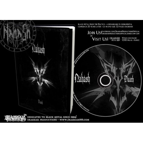 Nahash (Ltu) "Daath" A5 Digibook CD 