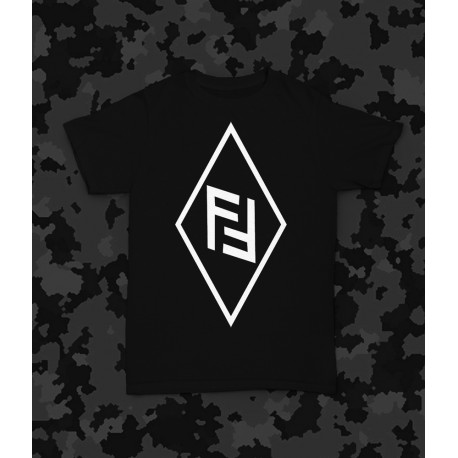 Axis Of Advance (Can.) "Diamond Design" Black T-Shirt